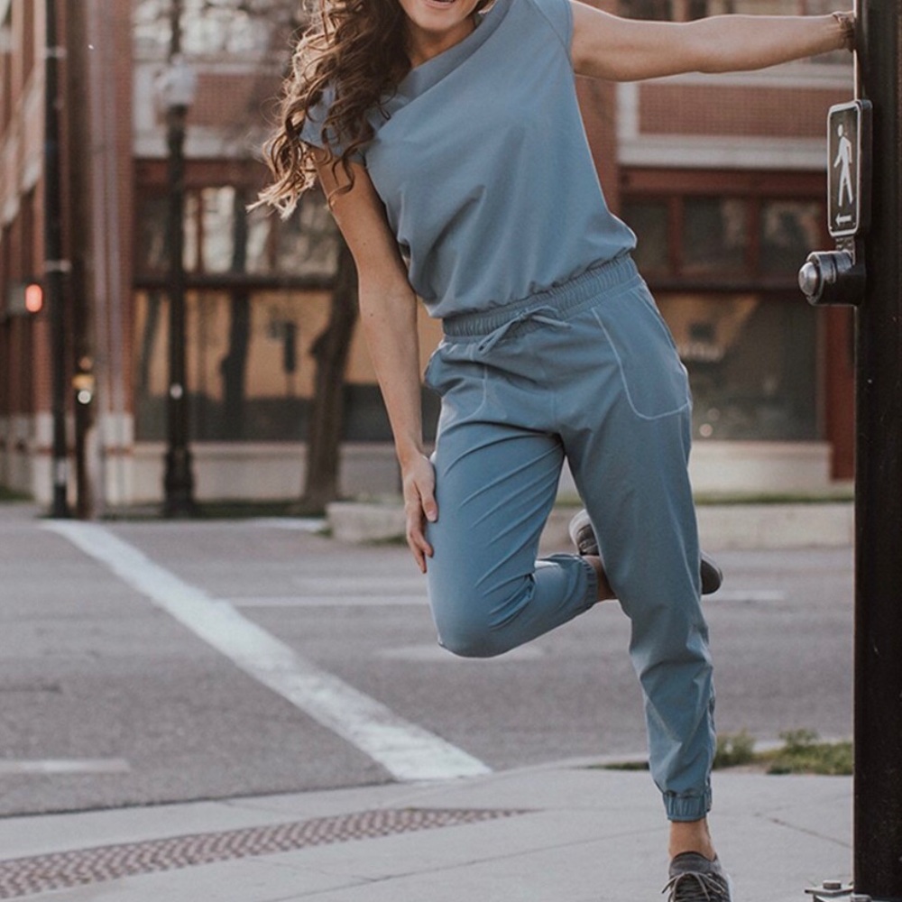 Albion Dusk Blue Jumpsuit
